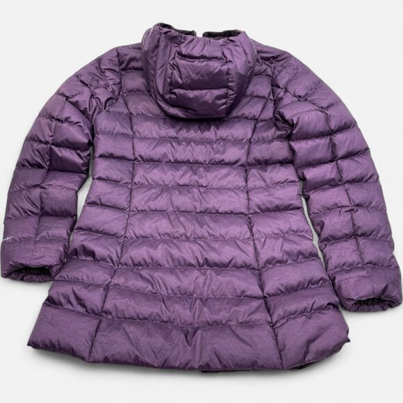 Eddie Bauer Women's 650 EB Down Cirruslite Hooded Purple Winter Puffer Jacket M - Picture 7 of 15